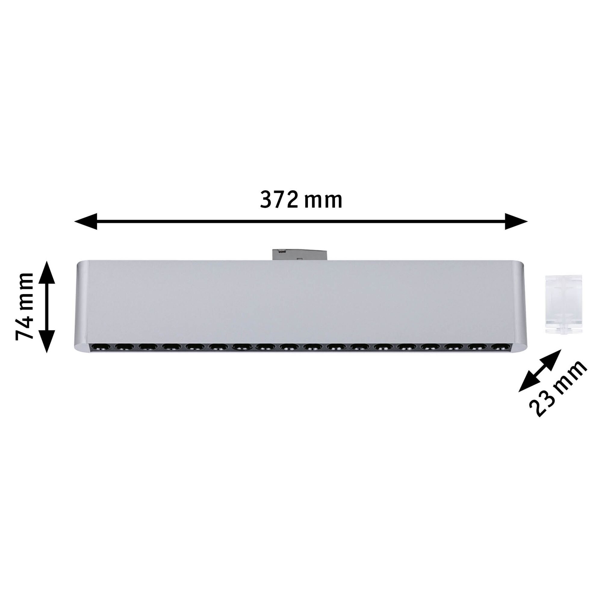 P 95718 URail Lightbar 3-krokové-stmívatelné Zelos 10W 4000K stmívatelné 230V matný chrom - PAULMANN (obrázek 5)