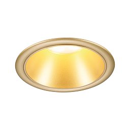 Obrázek pro produkt LED vestavné svítidlo 3-krokové-stmívatelné Cole Coin IP44 kruhové 88mm Coin 6W 230V stmívatelné 2700K zlatá mat - PAULMANN