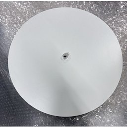 Obrázek pro produkt AKCE - Universální základna bílá (baldachýn) průměr 30cm + uchycení (pro 1 závěs uprostřed) - AULIX