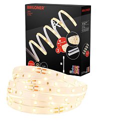 Obrázek pro produkt Pimp Your Stripe prodlužovací sada LED Strip 4m, teplá bílá, zkratitelná, On/Off - BRILONER
