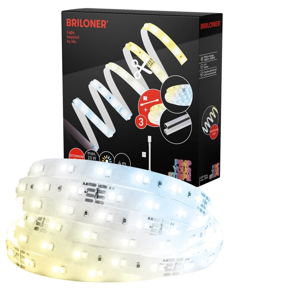 BRI 2157448 Pimp Your Stripe prodlužovací sada LED Strip 4m, CCT - BRILONER