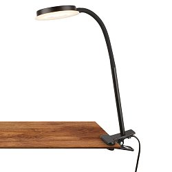 Obrázek pro produkt Plegg lampička s klipsem - 3,2W, 350lm, LED, nastavitelné, černá - BRILONER