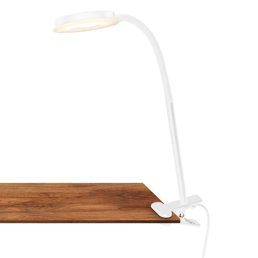 BRI 2195016 Plegg lampička s klipsem - 3,2W, 350lm, LED, nastavitelné, bílé - BRILONER