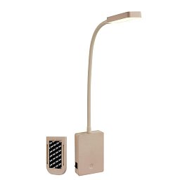 Obrázek pro produkt Cielo lampa na čtení - 2W, 200lm, LED, nabíjecí, stmívatelné, dotykový vypínač, bezdrátové, béžová - BRILONER