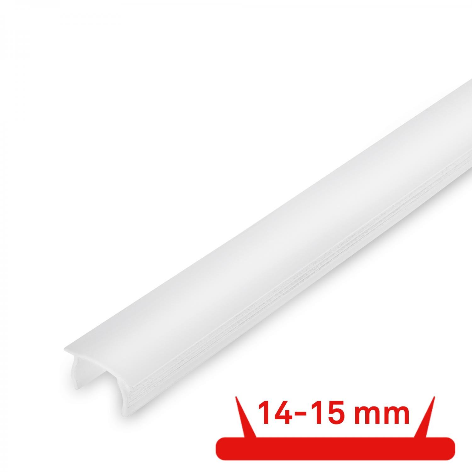 BRI 8024006 Pimp your panel difuzor 14-15mm pro nástěnné panely, 130cm, zkrátitelný, klipový, bílá - BRILONER