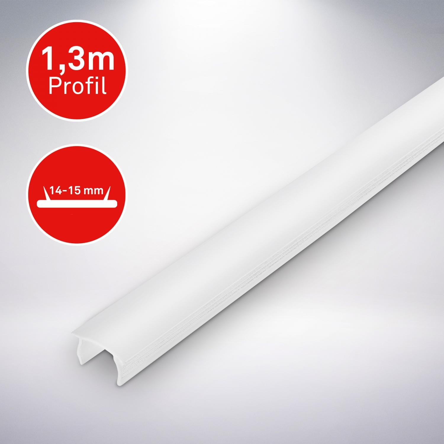 BRI 8024006 AKCE - Pimp your panel difuzor 14-15mm pro nástěnné panely, 130cm, zkrátitelný, klipový, bílá - BRILONER (obrázek 3)