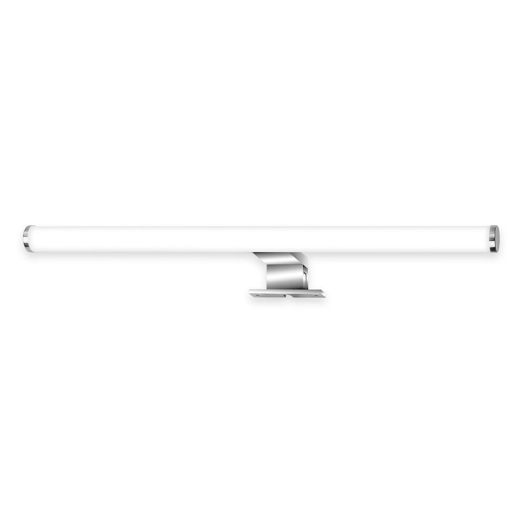 BRILO 2363018 Basu svítidlo k zrcadlu - 7,5W, 1000lm, 2 v 1 způsoby montáže, 50 cm, neutrální bílá, chrom - BRILO