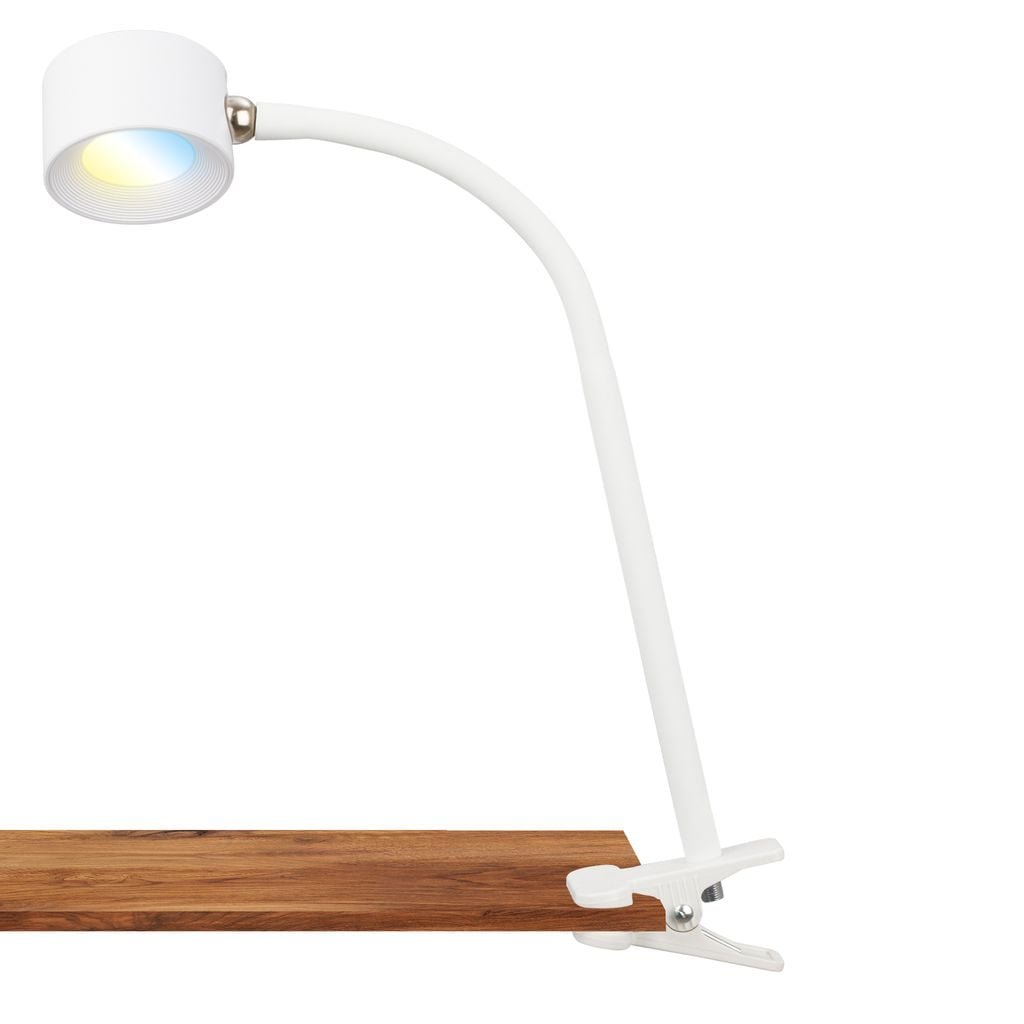 BRILO 2499016 Tari LED lampička na psací stůl, stmívatelné, magnetická hlava, bílé - BRILO