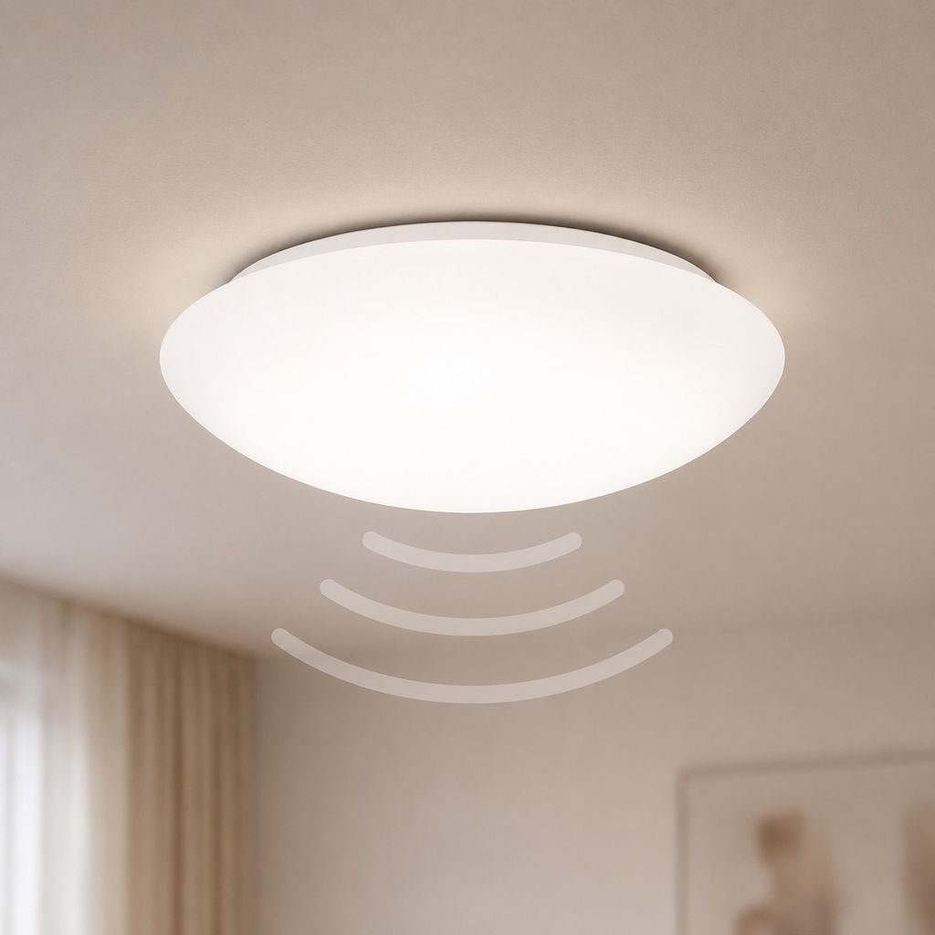 BRILO 3362016 Elipso LED svítidlo do koupelny, pohybové čidlo, soumrakový senzor 3362-016 - BRILO