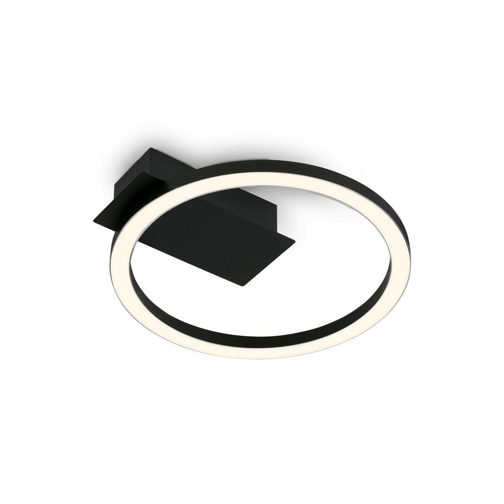 BRILO 3778015 LED stropní svítidlo, 21 cm, 5W, 500lm, černá - BRILO
