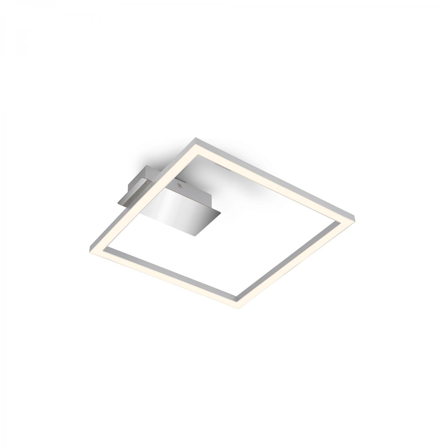 BRILO 3780014 LED stropní svítidlo, 26,5 cm, 14W, 400lm, matný chrom - BRILO