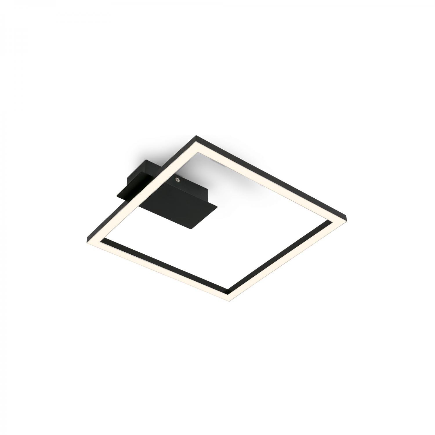 BRILO 3780015 LED stropní svítidlo, 26,5 cm, 14W, 400lm, černá - BRILO