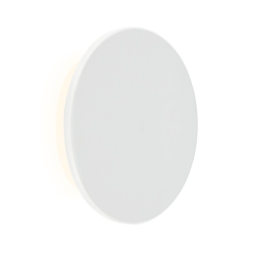 BRILO 3806016 Aurora LED nástěnné svítidlo nabíjecí, IP54, stmívatelné, dotykový vypínač, bílé - BRILO