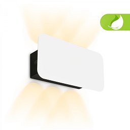 Obrázek pro produkt Meluna LED nástěnné svítidlo nabíjecí, stmívatelné, dotykový vypínač, bílé - BRILO