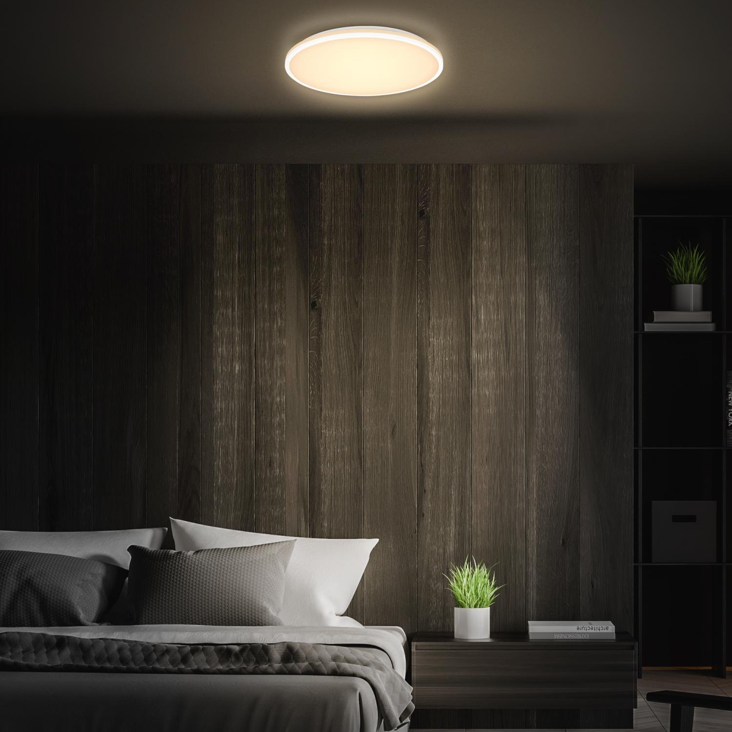 BRILO 3821016 Pulup LED stropní svítidlo, stmívatelné, dálkový ovladač, CCT, bílé - BRILO (obrázek 7)