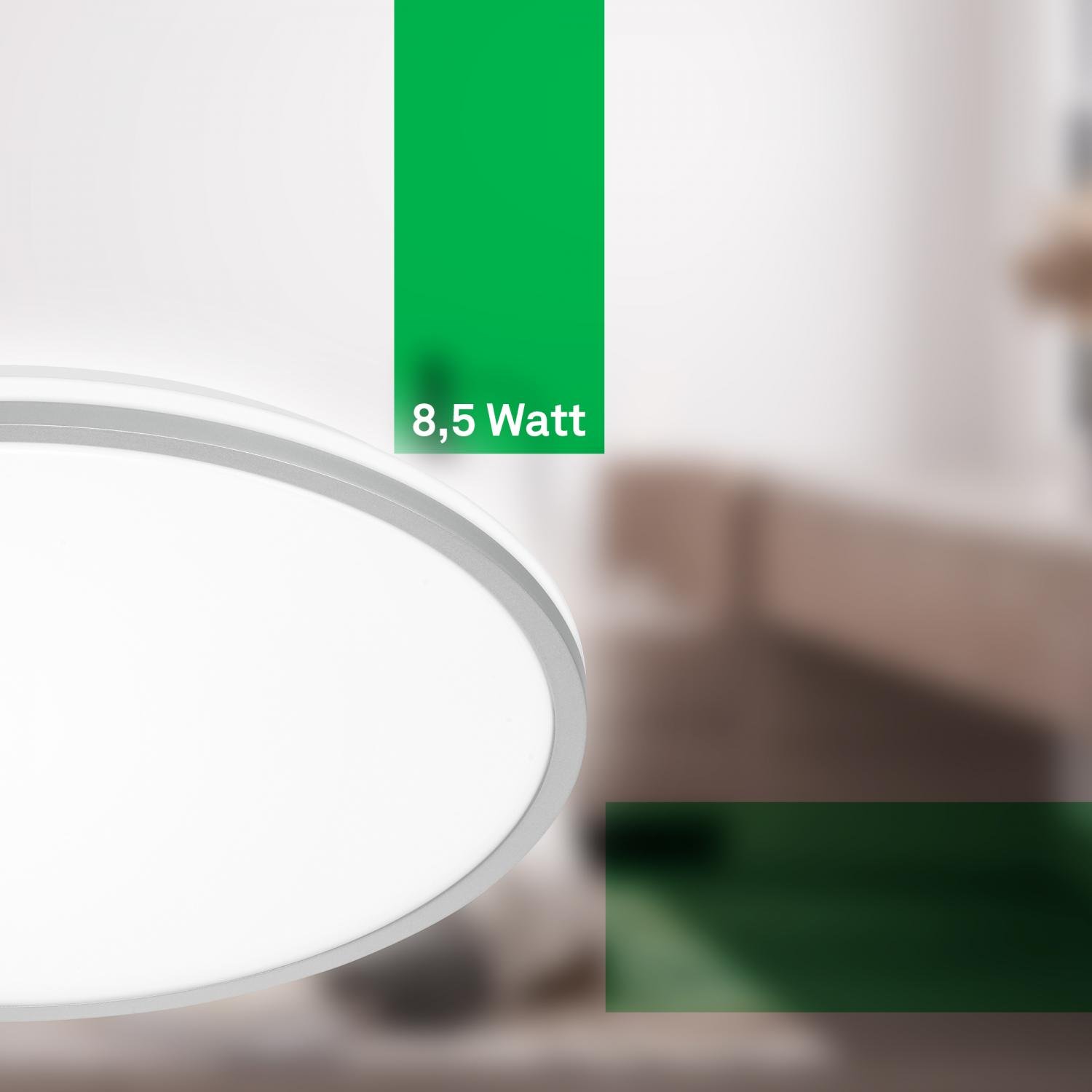 BRILO 3836014 Pulap A LED stropní svítidlo, třída A, přímé a nepřímé osvětlení, matný chrom - BRILO (obrázek 4)