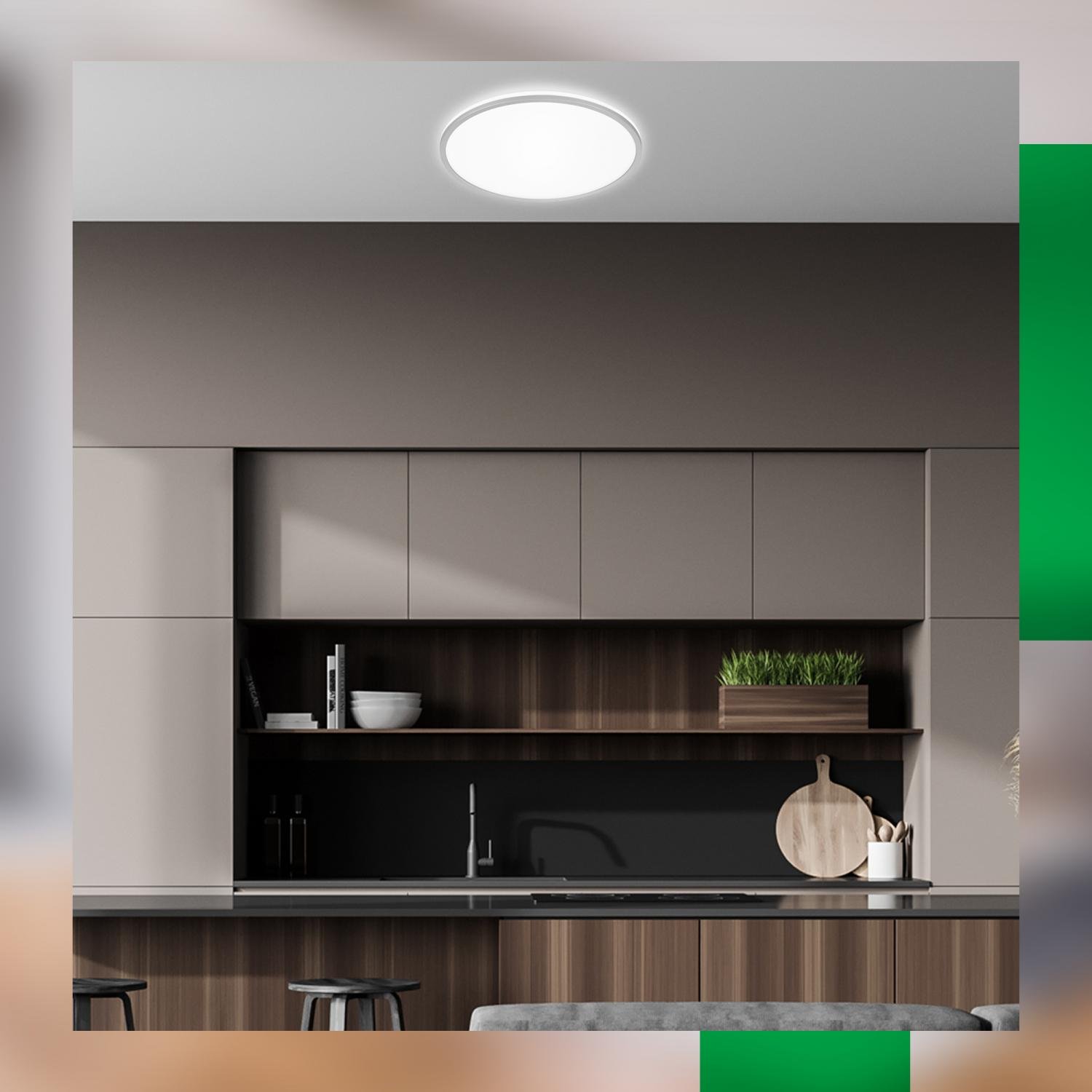 BRILO 3836014 Pulap A LED stropní svítidlo, třída A, přímé a nepřímé osvětlení, matný chrom - BRILO (obrázek 6)