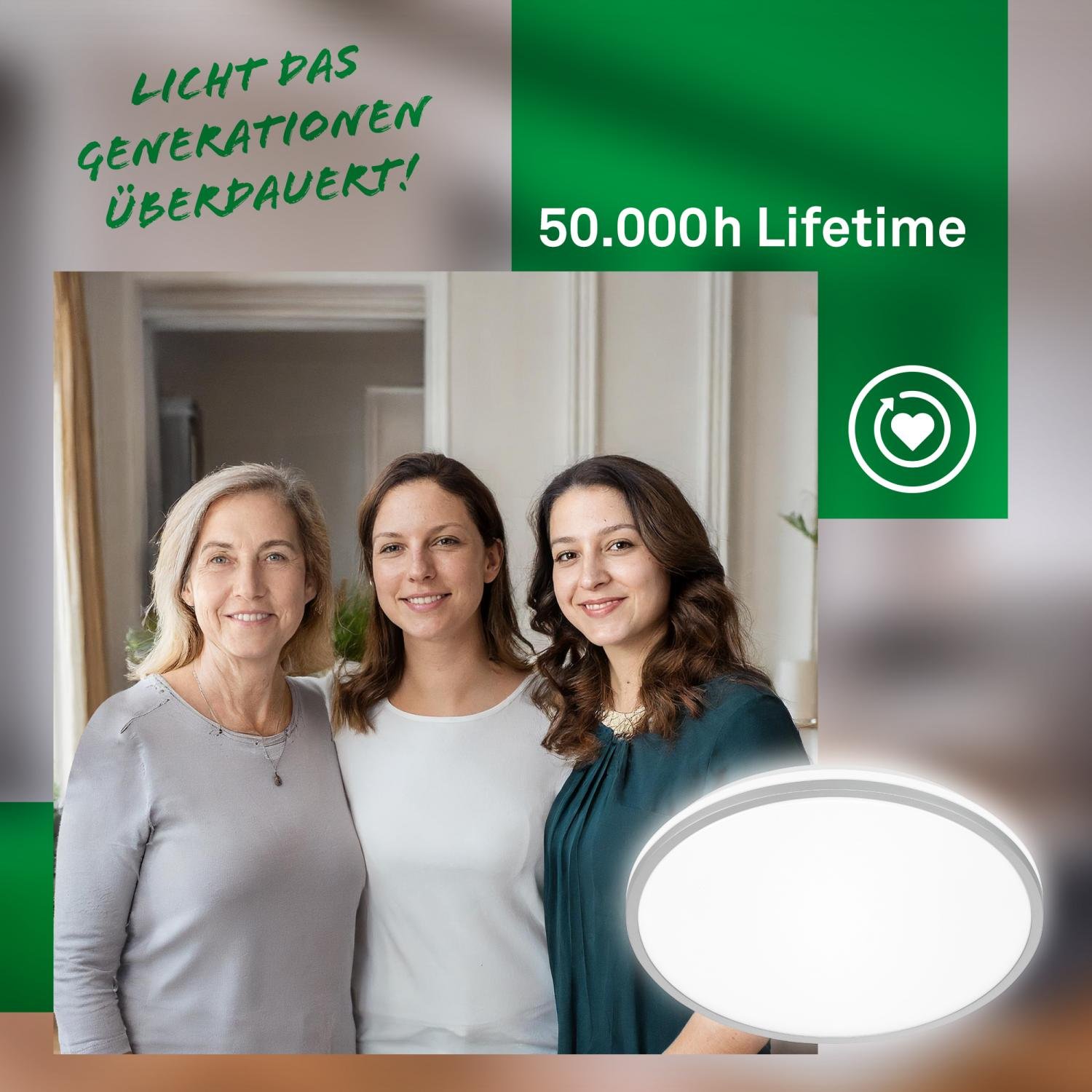 BRILO 3836014 Pulap A LED stropní svítidlo, třída A, přímé a nepřímé osvětlení, matný chrom - BRILO (obrázek 8)