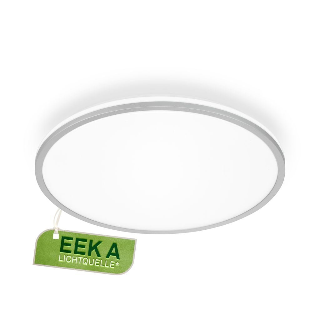 BRILO 3836014 Pulap A LED stropní svítidlo, třída A, přímé a nepřímé osvětlení, matný chrom - BRILO