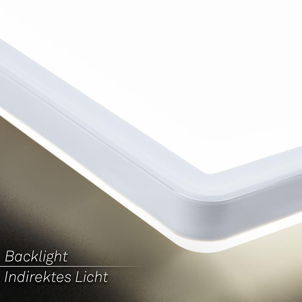 BRILO 3863416 Slim Case stropní svítidlo 19x19 cm - 12W, 1400lm, neutrální bílá, LED, bílé - BRILO (obrázek 4)
