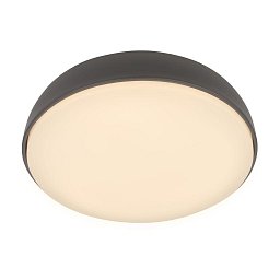 Obrázek pro produkt Nikan stropní svítidlo pr.28,5 cm - 12W, 1200lm, LED, 3000K teplá bílá, antracit - BRILO