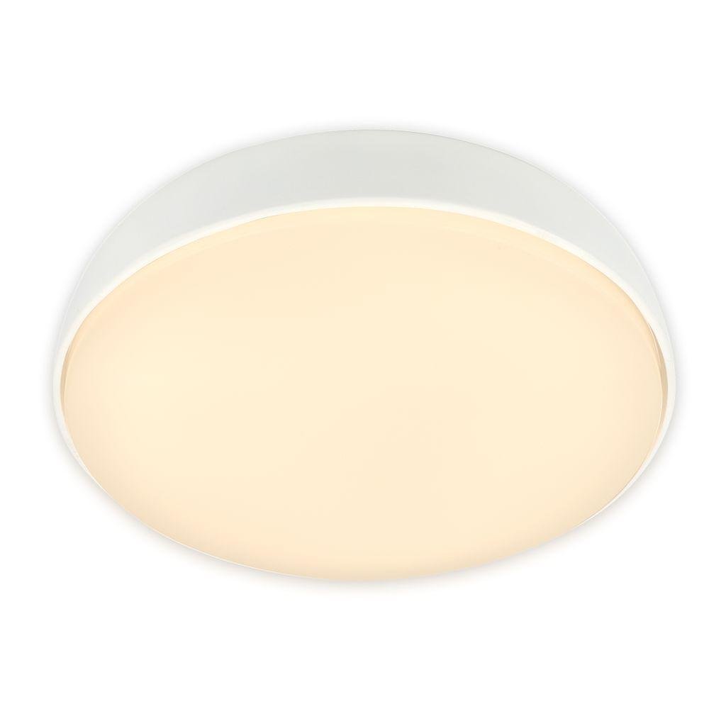 BRILO 3875016 Nikan stropní svítidlo pr.28,5 cm - 12W, 1200lm, LED, 3000K teplá bílá, bílé - BRILO
