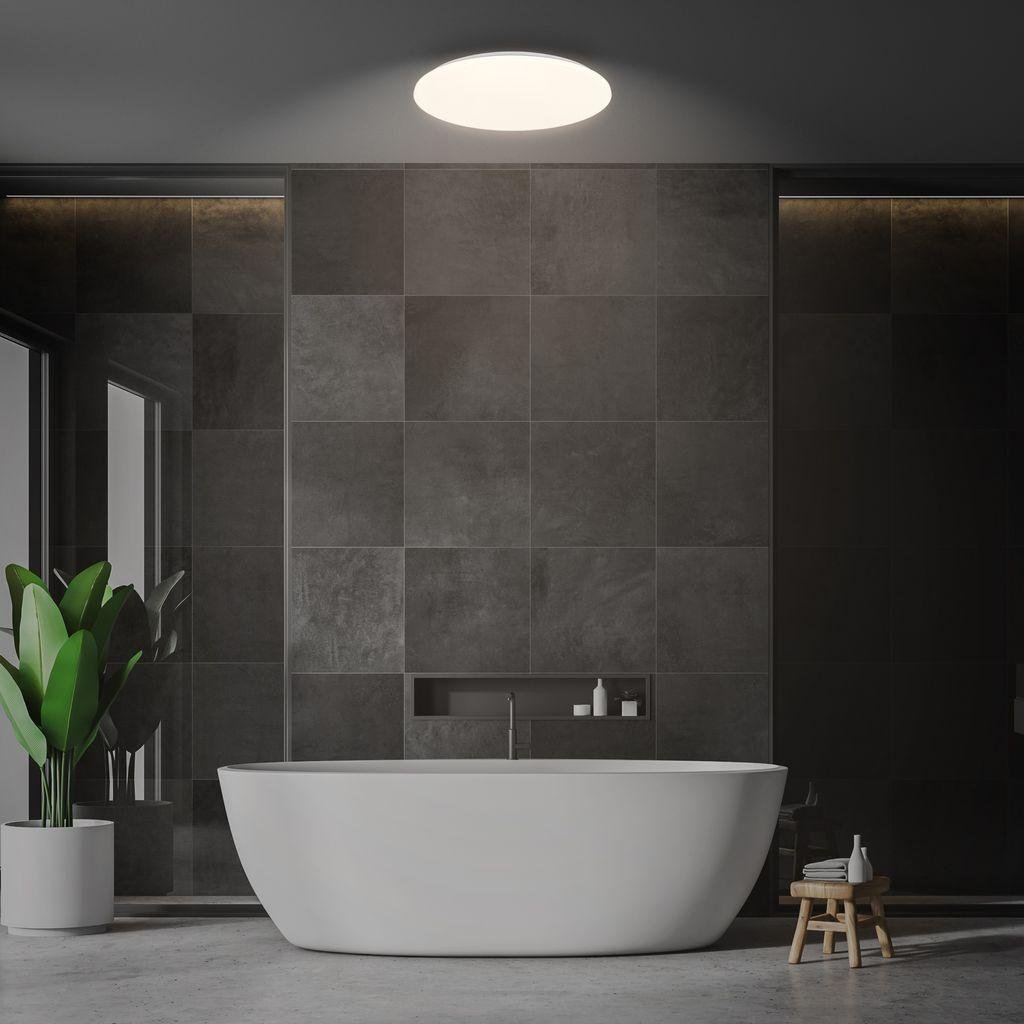 BRILO 3892016 Mojo stropní svítidlo pr.27 cm - 24W, 2600lm, LED, teplá bílá, IP54, bílé - BRILO (obrázek 5)