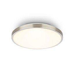 Obrázek pro produkt Competo stropní svítidlo pr.24 cm - 12W, 1300lm, LED, teplá bílá, matný nikl - BRILO