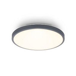 Obrázek pro produkt Competo stropní svítidlo pr.24 cm - 12W, 1300lm, LED, teplá bílá, antracit - BRILO