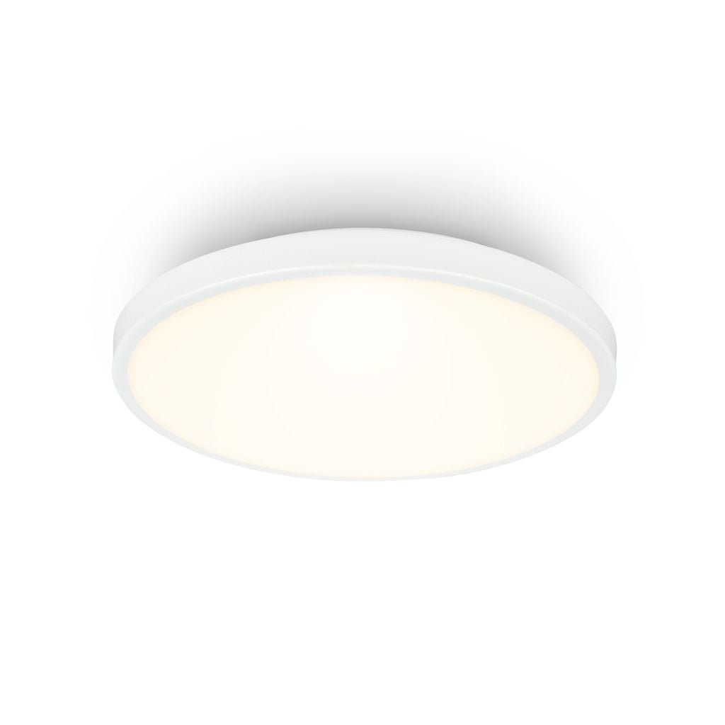 BRILO 3901016 Competo stropní svítidlo pr.24 cm - 12W, 1300lm, LED, teplá bílá, bílé - BRILO