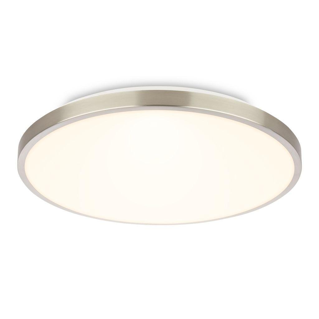 BRILO 3903012 Competo stropní svítidlo pr.33 cm - 22W, 2400lm, LED, teplá bílá, matný nikl - BRILO