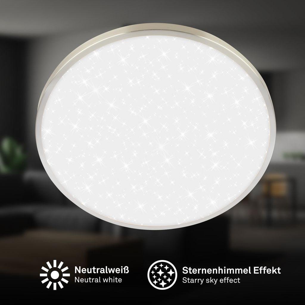 BRILO 3904012 Competo stropní svítidlo pr.33 cm - 22W, 2400lm, LED, neutrální bílá, matný nikl - BRILO (obrázek 4)