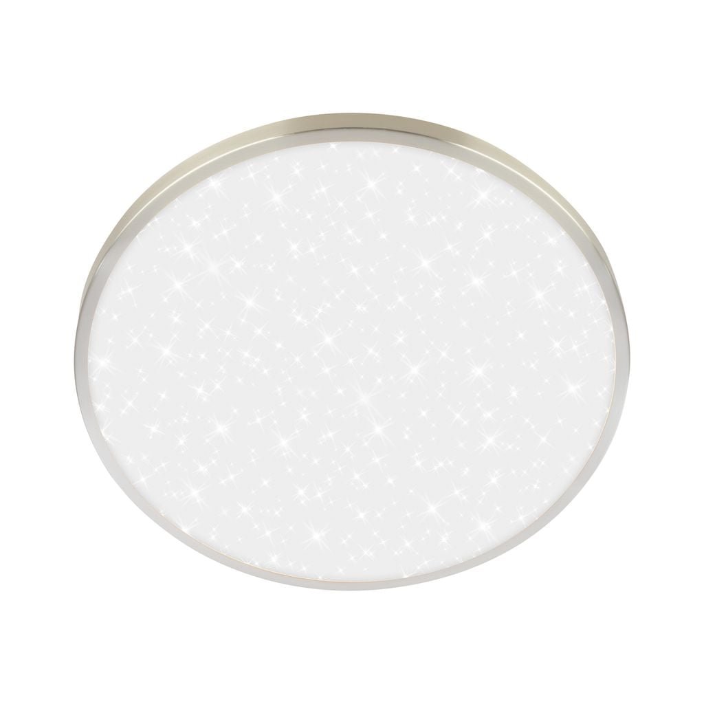 BRILO 3904012 Competo stropní svítidlo pr.33 cm - 22W, 2400lm, LED, neutrální bílá, matný nikl - BRILO