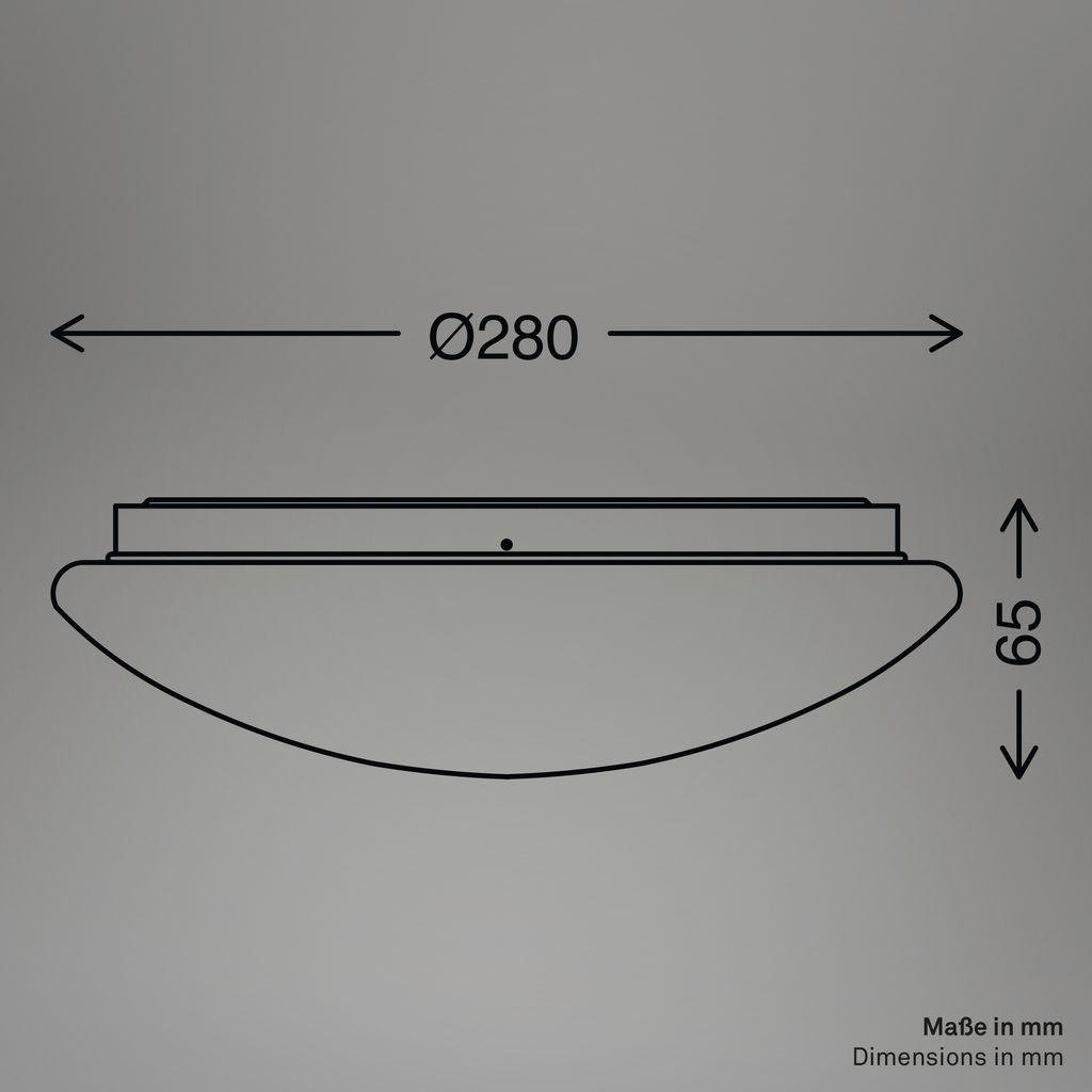 BRILO 3937016 Nebo stropní svítidlo pr.27,8 cm - 15W, 1800lm, LED, hvězdné nebe, neutrální bílá, bílé, květinový vzor - BRILO (obrázek 7)