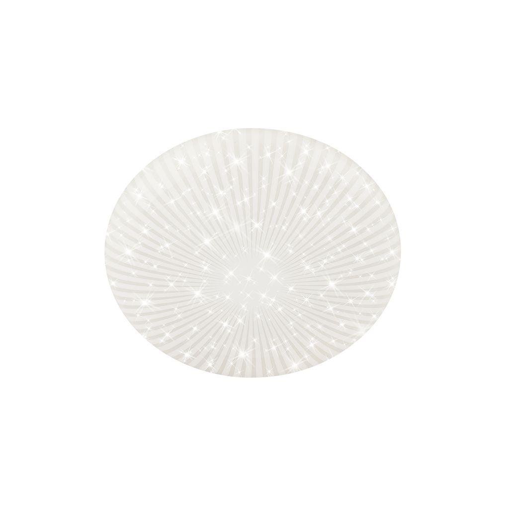 BRILO 3938016 Nebo stropní svítidlo pr.27,8 cm - 15W, 1800lm, LED, hvězdné nebe, neutrální bílá, bílé - BRILO