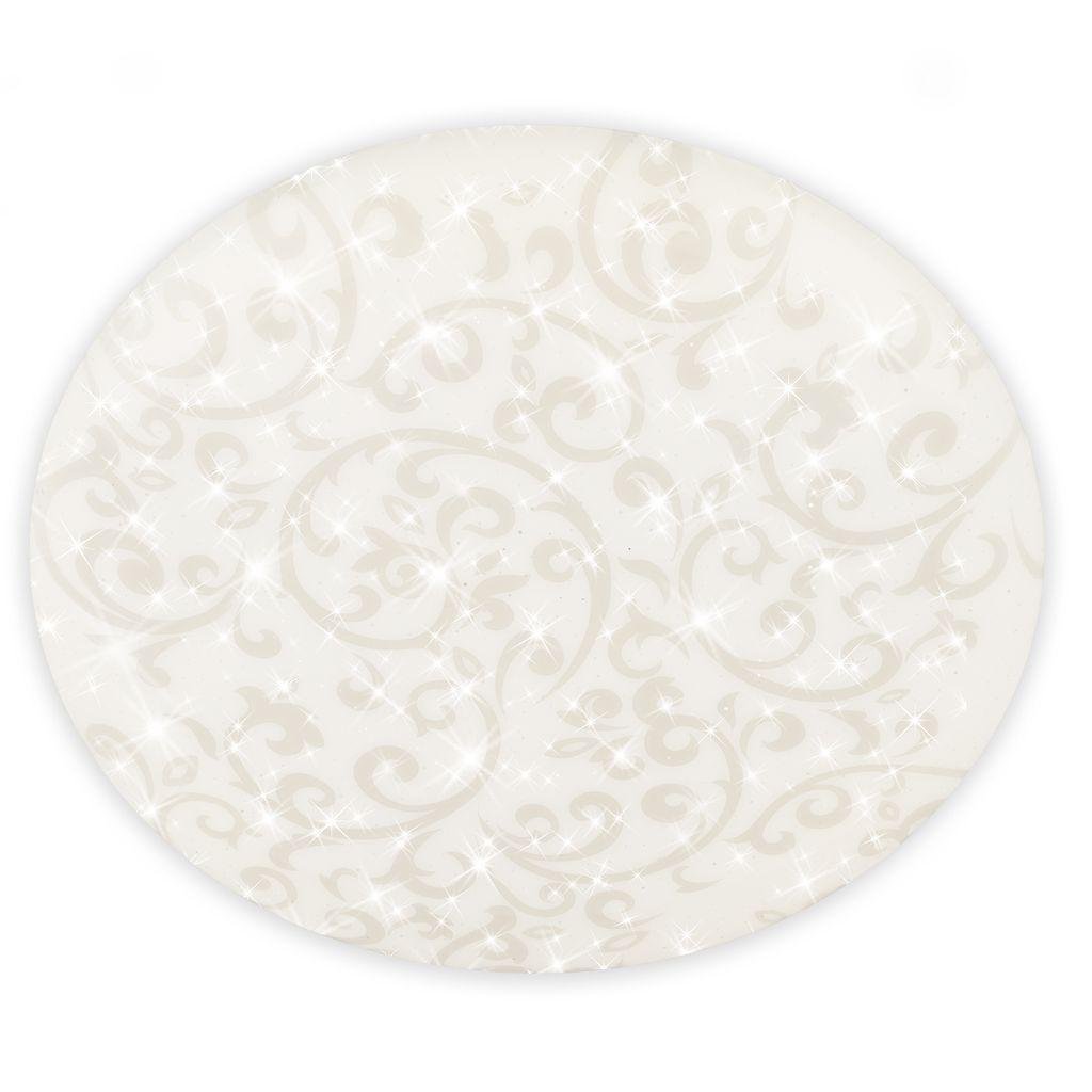 BRILO 3939016 Nebo stropní svítidlo pr.38 cm - 20W, 2400lm, LED, hvězdné nebe, neutrální bílá, bílé, starožitný vzor - BRILO