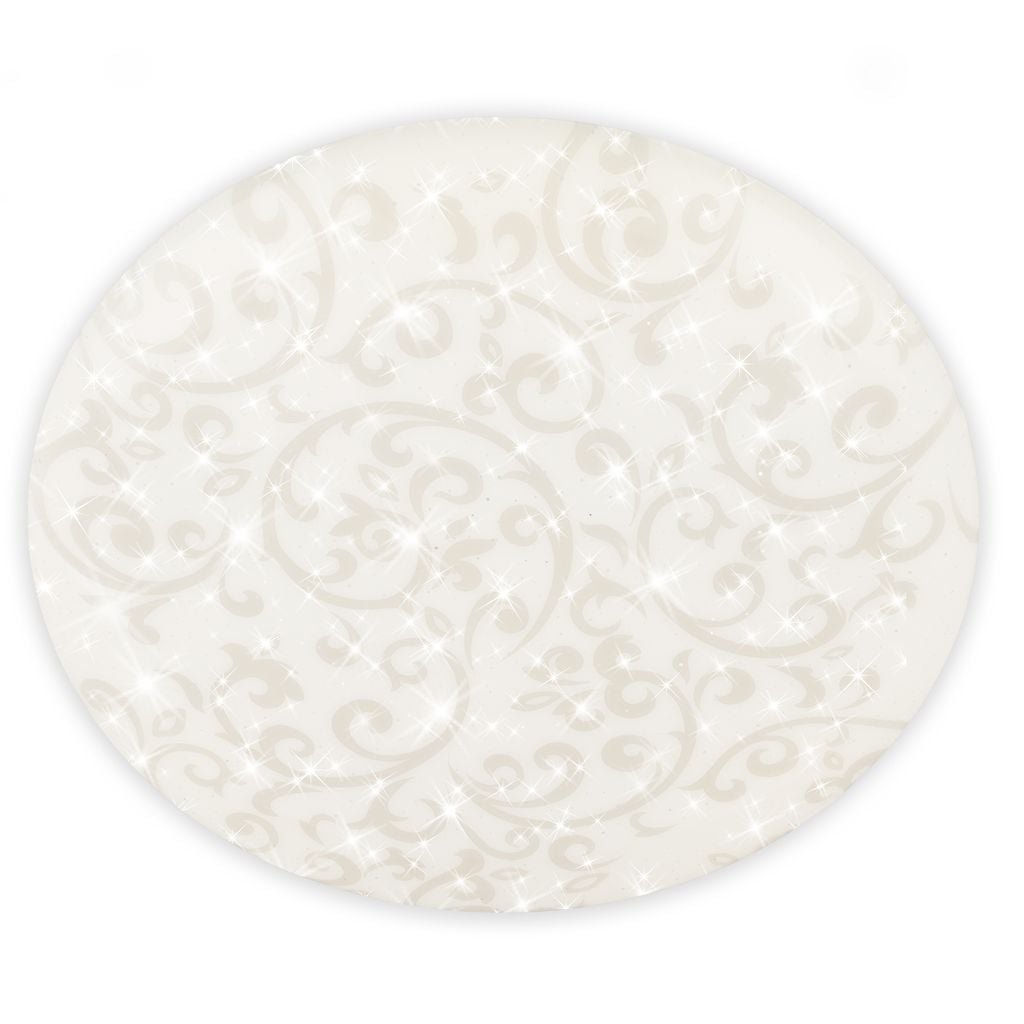 BRILO 3939016 Nebo stropní svítidlo pr.38 cm - 20W, 2400lm, LED, hvězdné nebe, neutrální bílá, bílé, starožitný vzor - BRILO