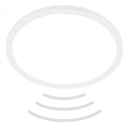 Obrázek pro produkt Move LED stropní svítidlo IP44, přímé a nepřímé osvětlení, pohybové čidlo, kruhové 29 cm, bílé - BRILO