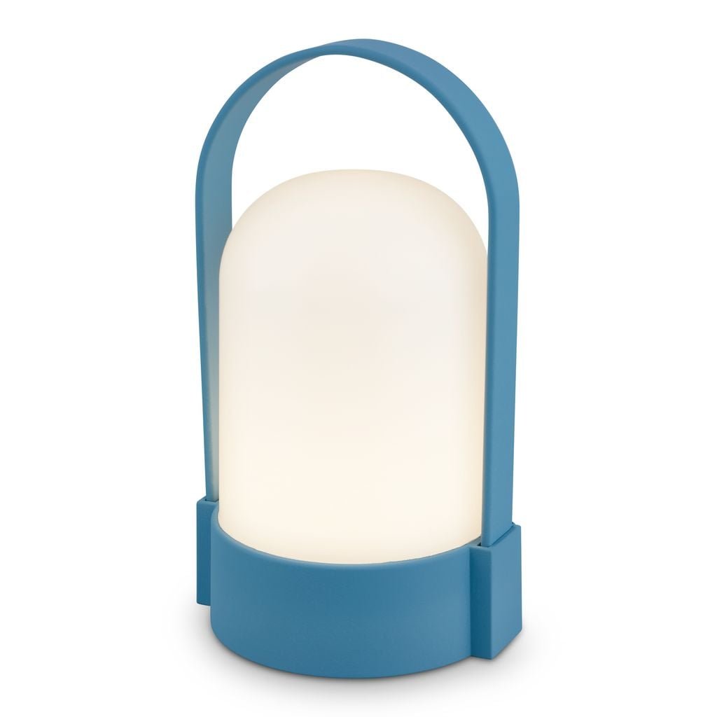 BRILO 7544010 Asa stolní lampička - 1W, 50lm, bezdrátová, LED, stmívatelné, teplá bílá, modrá - BRILO