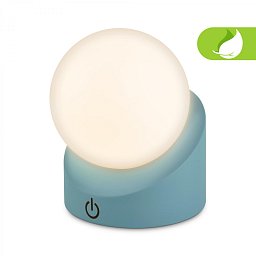 Obrázek pro produkt BRILONER Sora Mini LED stolní lampička bezdrátová IP54, stmívatelné, dotykový vypínač, modrá 7561010