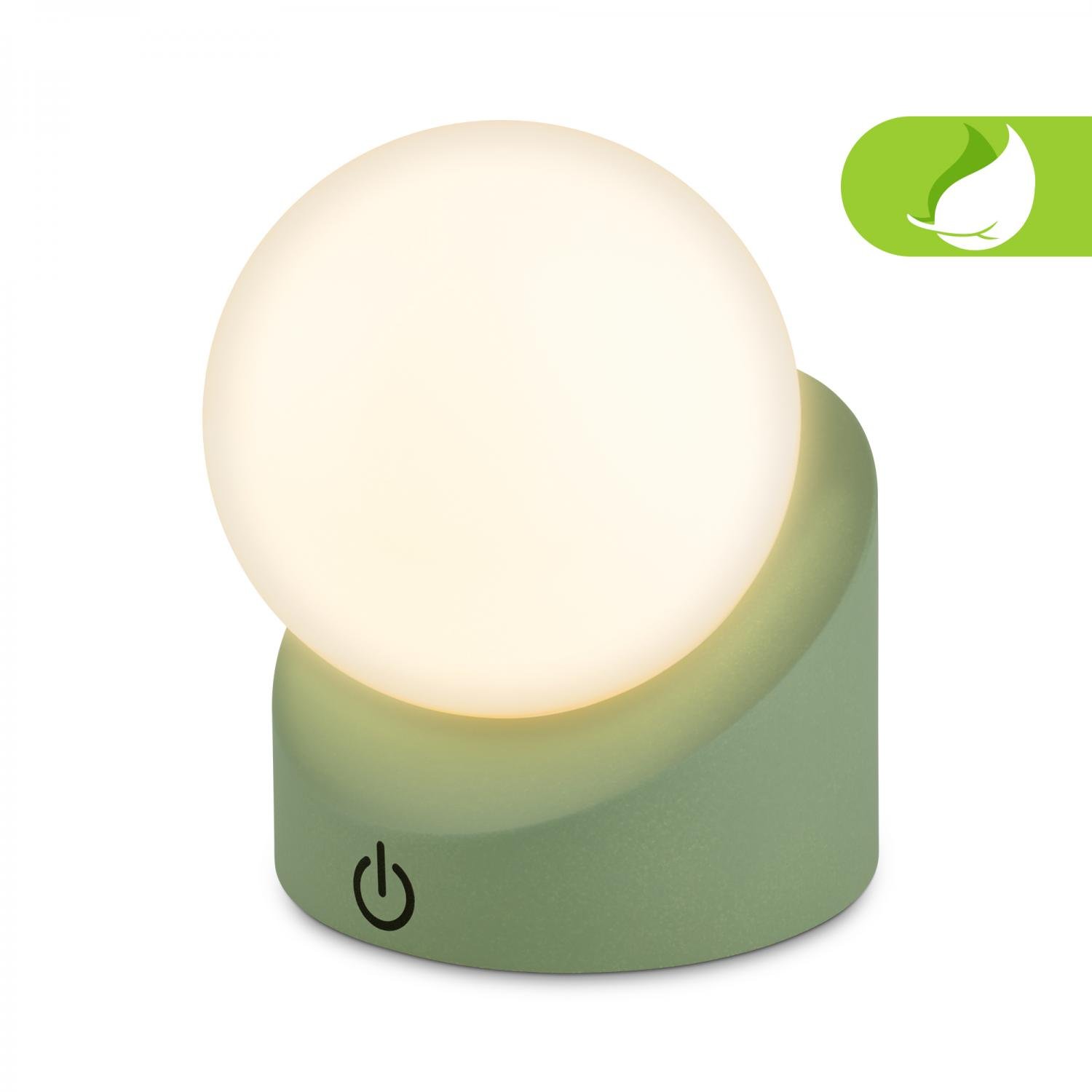 BRILO 7561019 Sora Mini LED stolní lampička bezdrátová IP54, stmívatelné, dotykový vypínač, zelená - BRILO (obrázek 3)