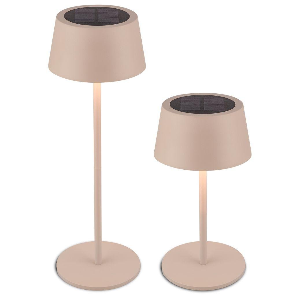 BRILO 7572011 Awia stolní lampička - 2W, 160lm, nabíjecí, LED, stmívatelné, dotykový vypínač, CCT, béžová - BRILO