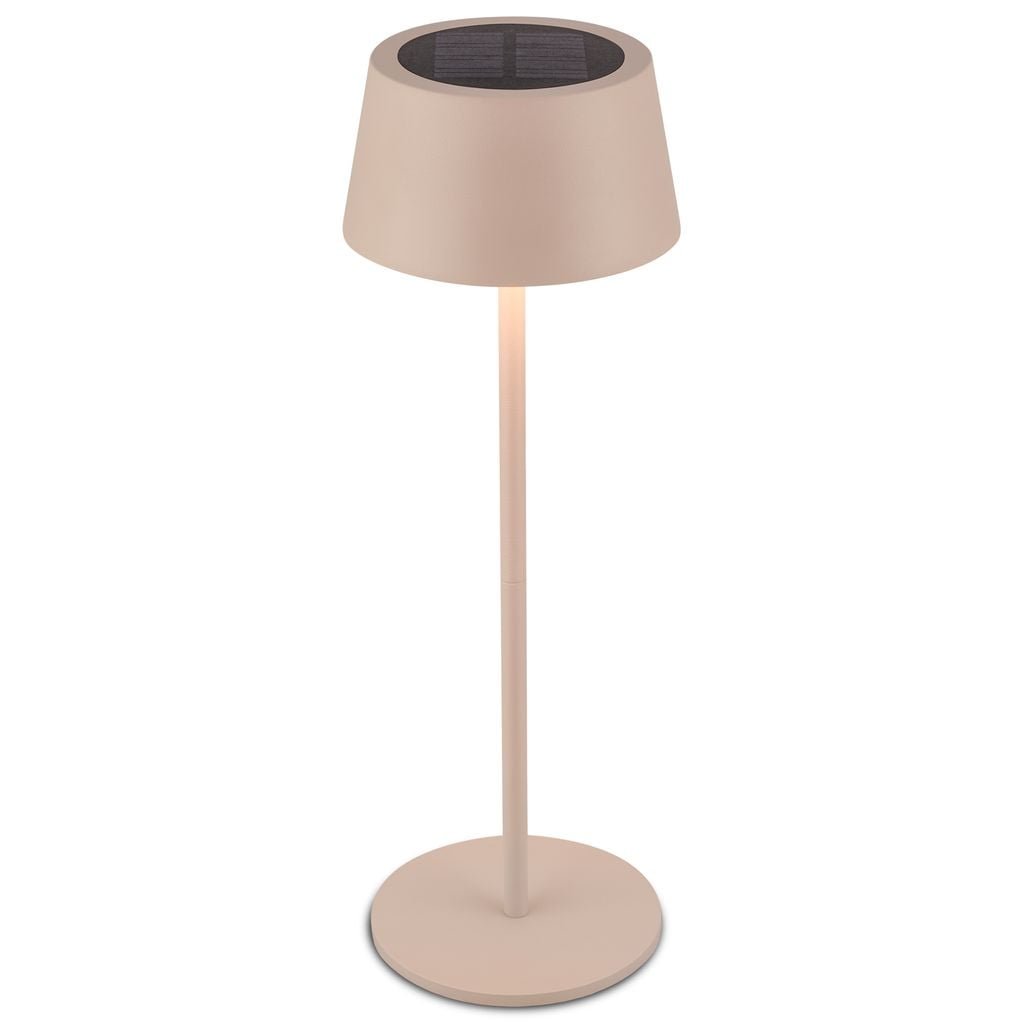 BRILO 7572011 Awia stolní lampička - 2W, 160lm, nabíjecí, LED, stmívatelné, dotykový vypínač, CCT, béžová - BRILO