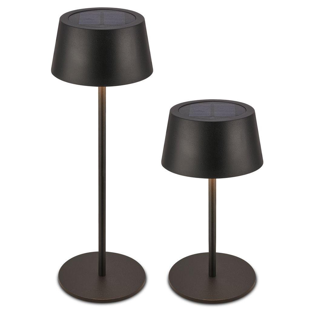 BRILO 7572015 Awia stolní lampička - 2W, 160lm, nabíjecí, LED, stmívatelné, dotykový vypínač, CCT, černá - BRILO