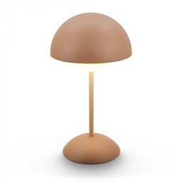 Obrázek pro produkt BRILONER Kugle stolní lampička - 3W, 250lm, bezdrátová, LED, stmívatelné, dotykový vypínač, teplá bílá, kávová 7578014