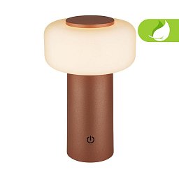 Obrázek pro produkt BRILONER Juna stolní lampa - 1,8W, 210lm, nabíjecí, LED, stmívatelné, dotykový vypínač, teplá bílá, kávová 7580014