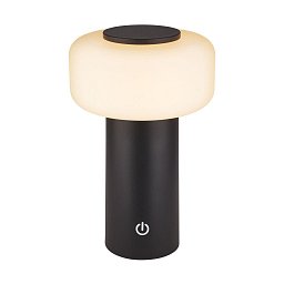 Obrázek pro produkt BRILONER Juna stolní lampa - 1,8W, 210lm, nabíjecí, LED, stmívatelné, dotykový vypínač, teplá bílá, antracit 7580015