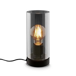 Obrázek pro produkt Stolní lampa, 23,5 cm, 1x E27, max. 10W, černá - BRILO