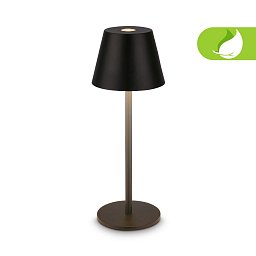 Obrázek pro produkt BRILONER Kiki Nano stolní lampička - 1,5W, 130lm, nabíjecí, LED, stmívatelné, teplá bílá, černá 7653015