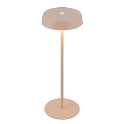 Obrázek pro produkt BRILONER Pala stolní lampička - 2W, 200lm, bezdrátová, LED, dotykový vypínač, stmívatelné, béžová 7668011